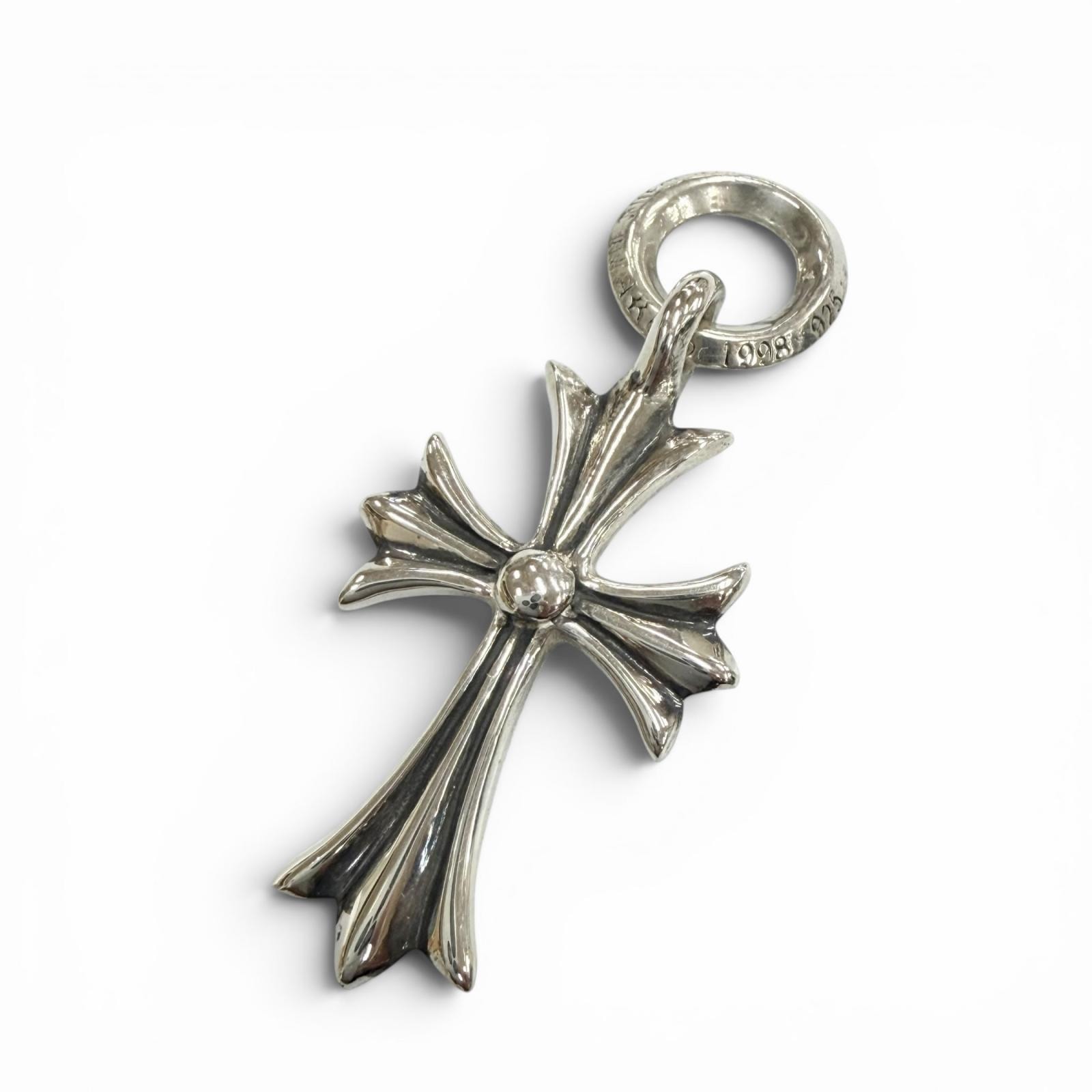 Chrome Hearts Tiny CH Cross Charm "Silver"