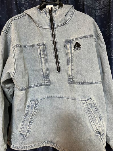 Supreme Nike ACG Denim Pullover "Washed Blue"