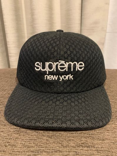 Supreme Classic Logo Air Mesh 6-Panel "Black"