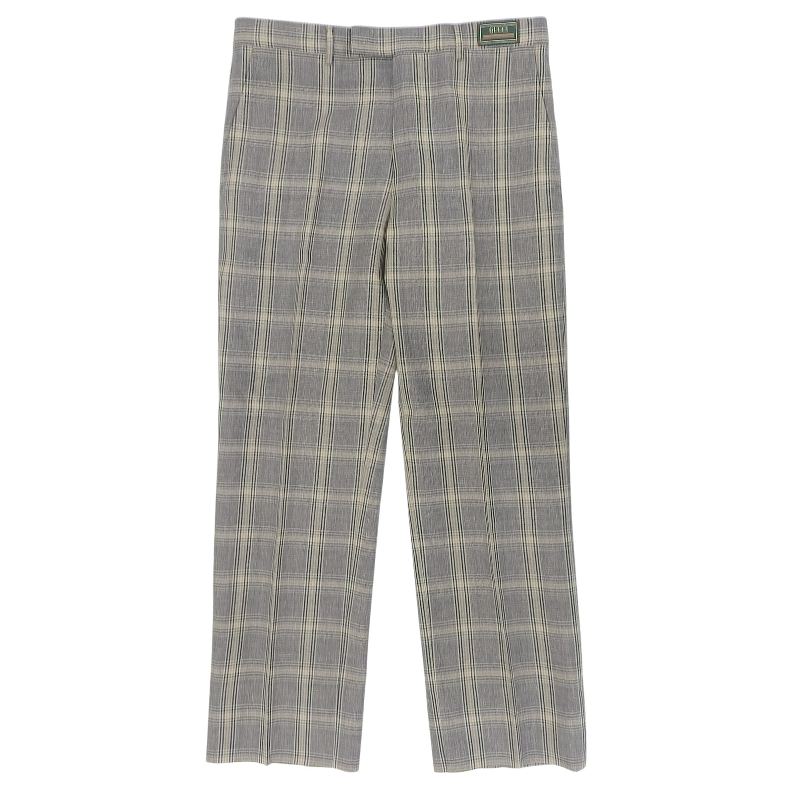 極美品 グッチ スラックス ネイビー メンズ 46 707294