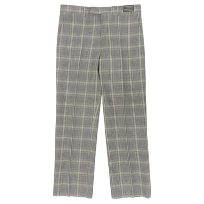 極美品 グッチ スラックス ネイビー メンズ 46 707294