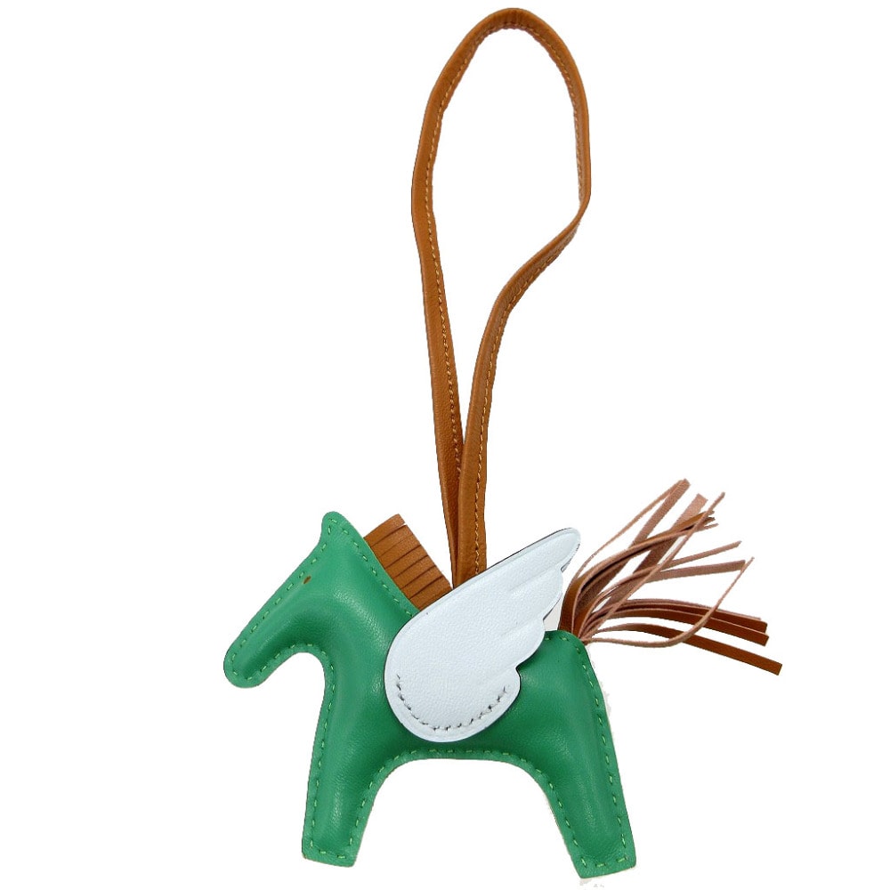 エルメス  ロデオペガサスチャームPM  バッグチャーム レザー