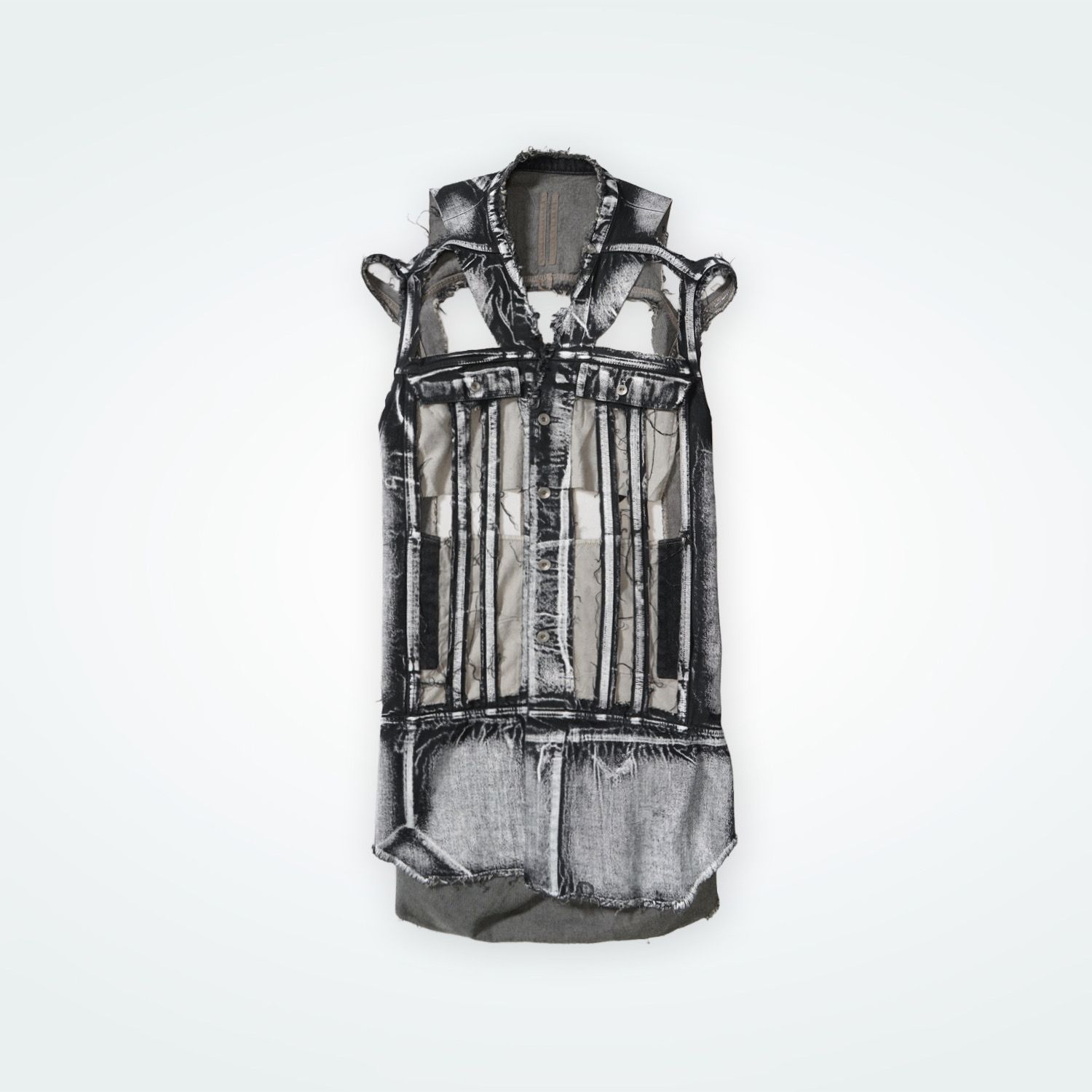 Rick Owens Drkshdw 21AW Sleeveless Denim