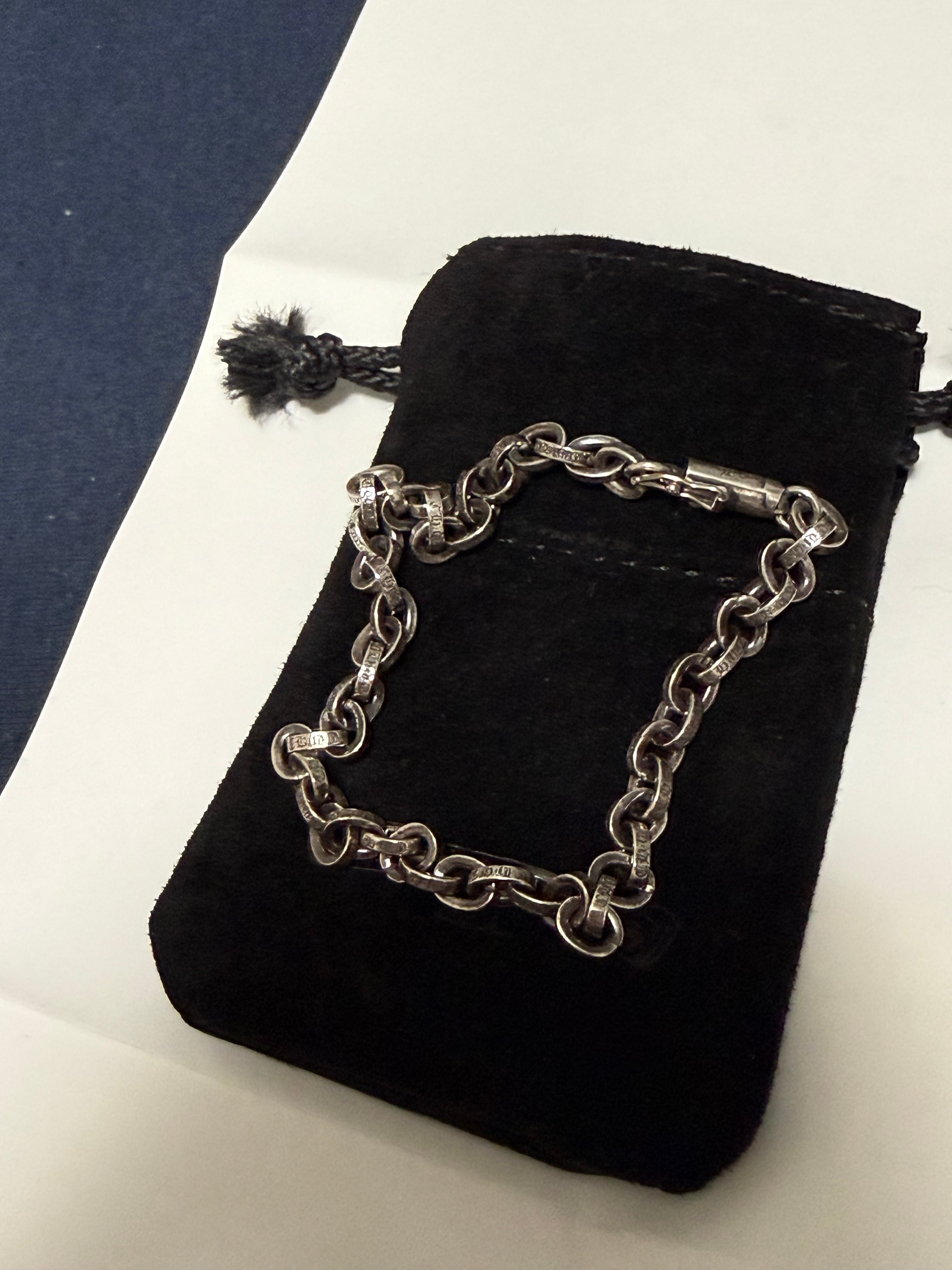 Chrome Hearts Paper Chain Bracelet "Silver"