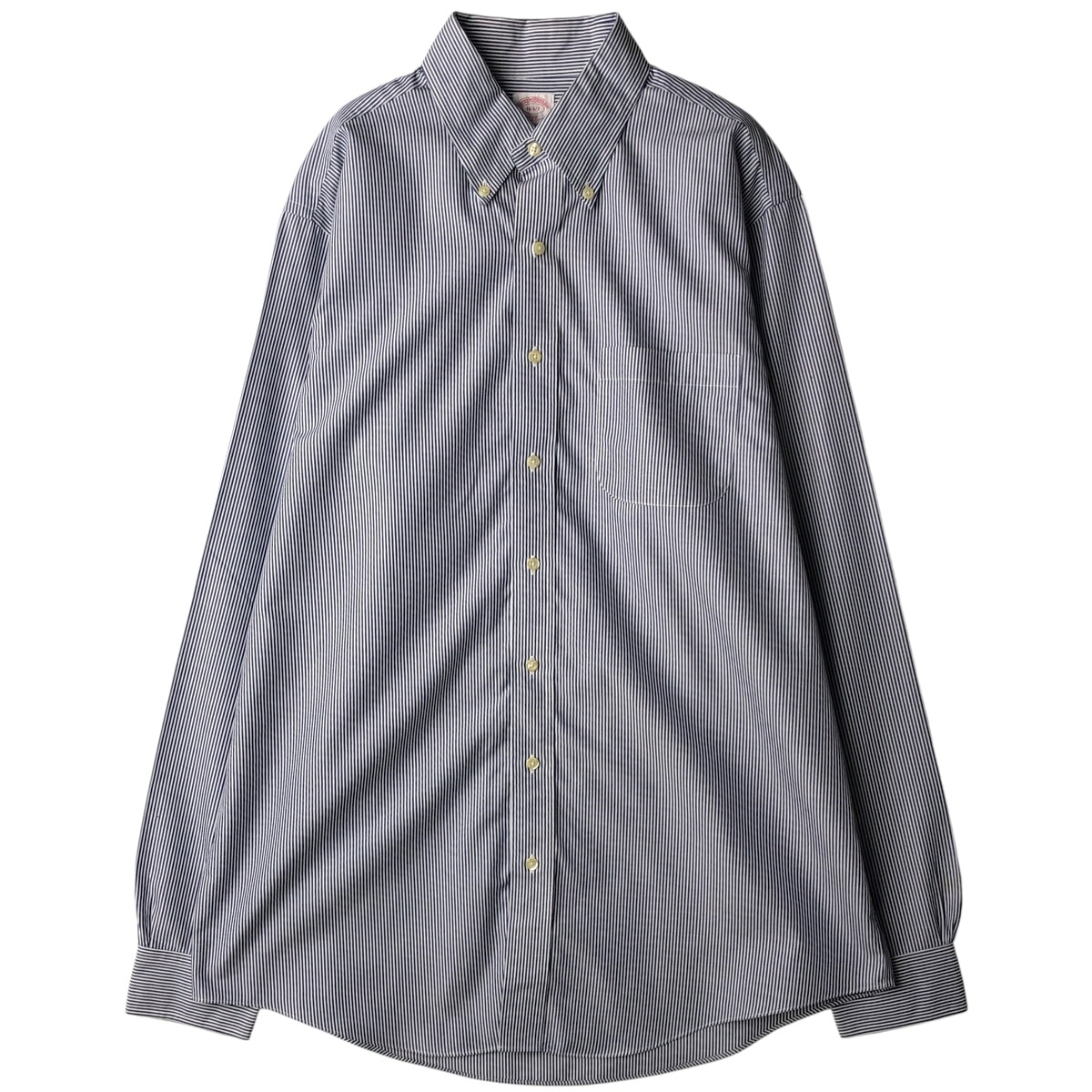 古着 ブルックスブラザーズ Brooks Brothers 346 長袖 ボタンダウンストライプシャツ メンズL相当/eaa605937