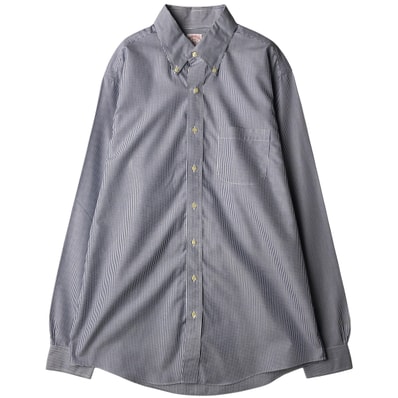 古着 ブルックスブラザーズ Brooks Brothers 346 長袖 ボタンダウンストライプシャツ メンズL相当/eaa605937