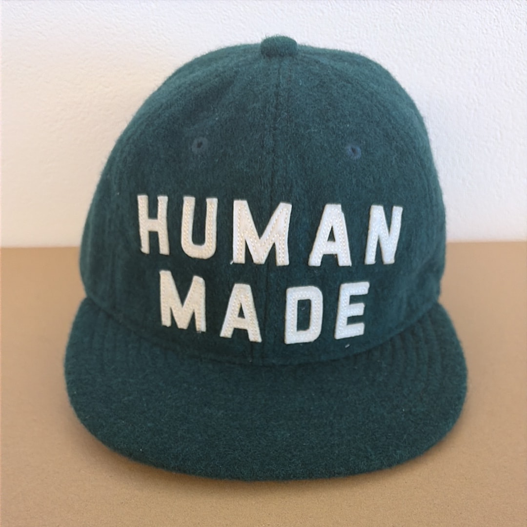 HUMAN MADE 6 PANEL WOOL CAP "Green"