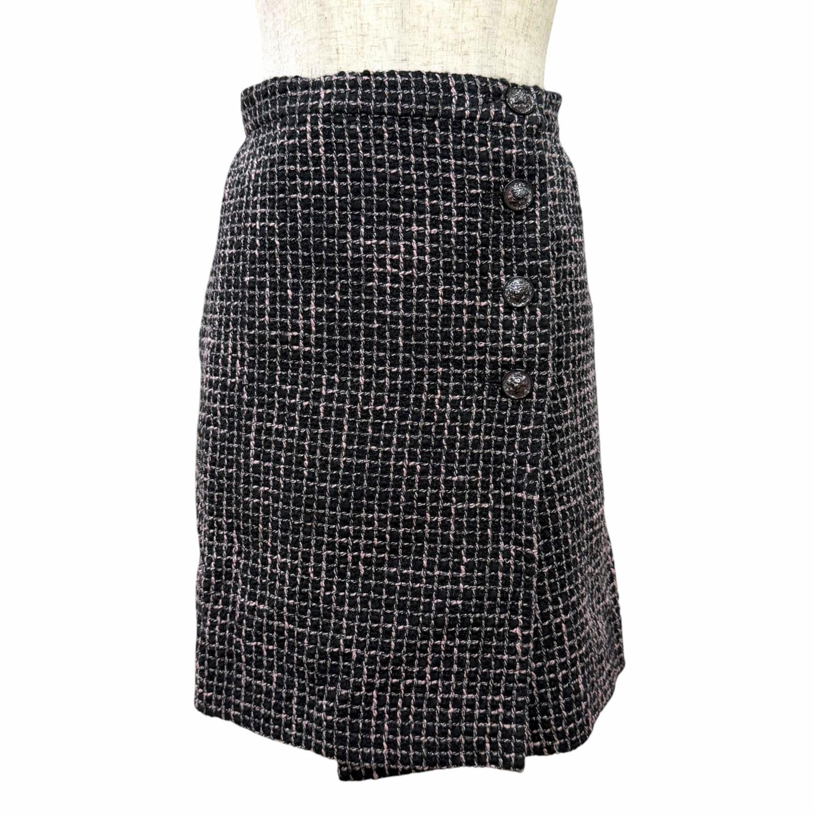 極美品 シャネル ラップスカート 36 P73336V62835 22B