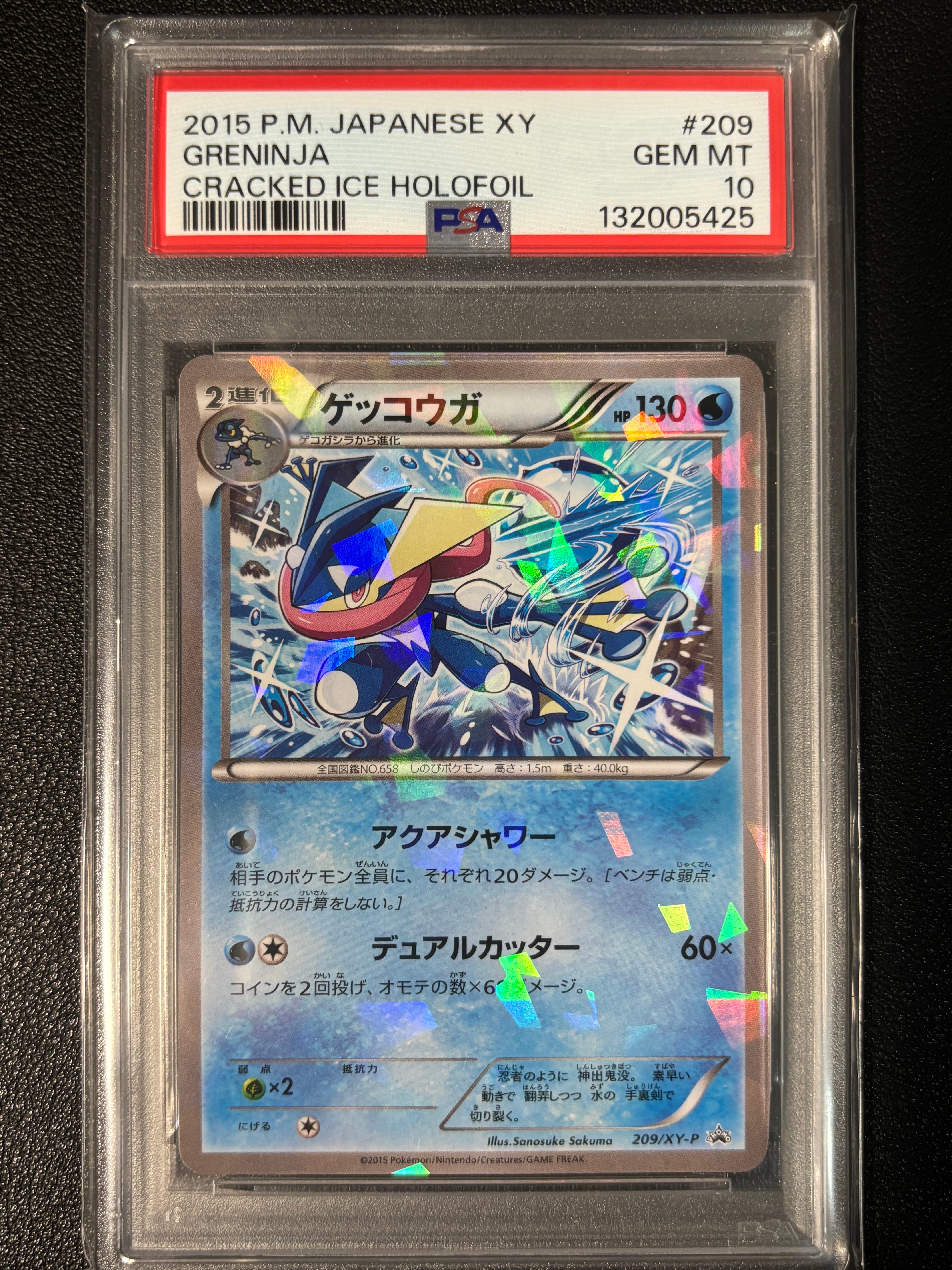 ゲッコウガ P [XY-P 209](プロモーションカード「ファミリーマート プレゼントキャンペーン オリジナルカード」)
