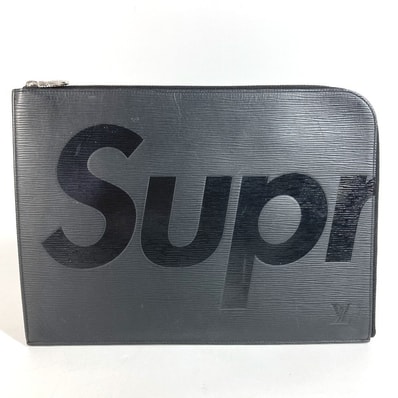 ルイヴィトン LOUIS VUITTON ポシェットジュールGM M67754 エピ シュプリーム supreme Pochette Jour GM Black clutch bag ポーチ クラッチバッグ エピレザー ノワール ブラック