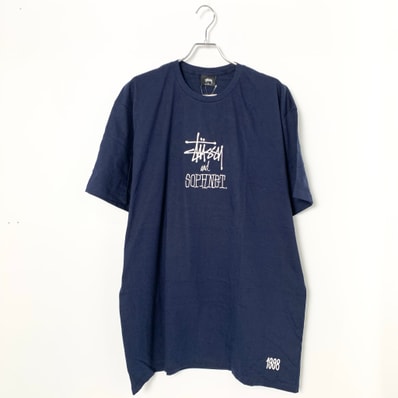 "STUSSY x SOPHNET. Collaboration T-shirt, Navy"