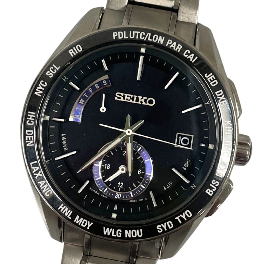 SEIKO セイコー 8B54-0BF0 ブライツ クロノグラフ ソーラー電波 メンズ 腕時計 C752