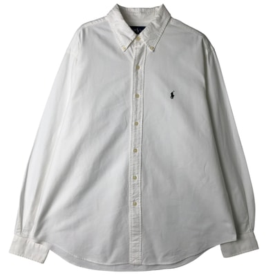 古着 ラルフローレン Ralph Lauren CLASSIC FIT 長袖 ボタンダウンシャツ メンズXL相当/eaa538553