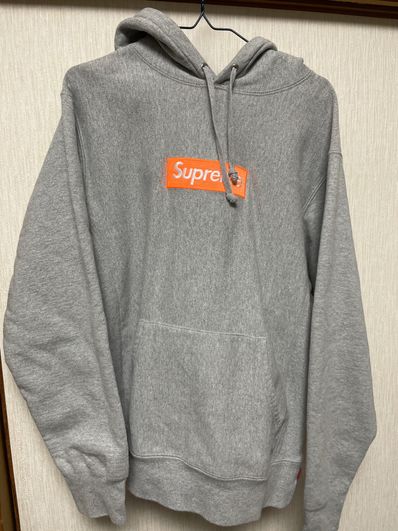 Supreme Box Logo Hooded Sweatshirt "Hether Grey" (17FW)