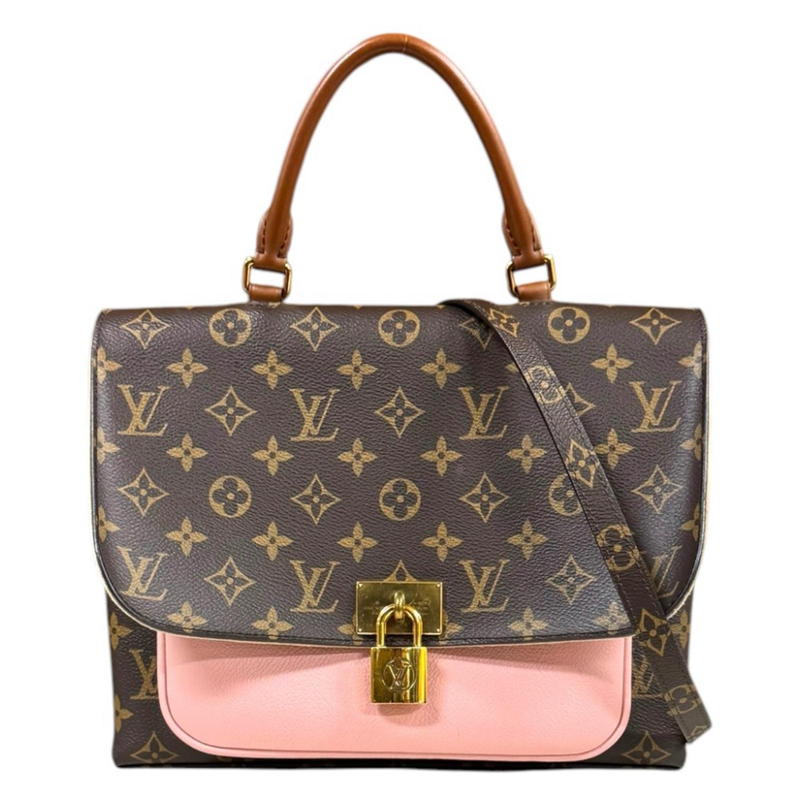 ルイヴィトン マリニャン モノグラム ショルダーバッグ モノグラムキャンバス M43960 ブラウン レディース LOUIS VUITTON  中古