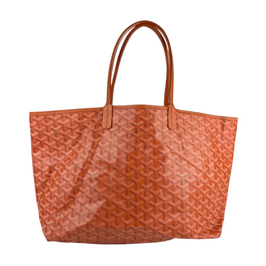 ゴヤール GOYARD ハンドバッグ サンルイPM PVCコーティングキャンバス オレンジ ユニセックス【中古】 z6865