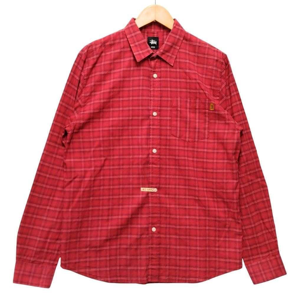 STUSSY ステューシー チェック 長袖シャツ 51851