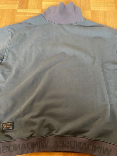 WIND AND SEA Sea Mockneck Sweat Tops "C.Gray"