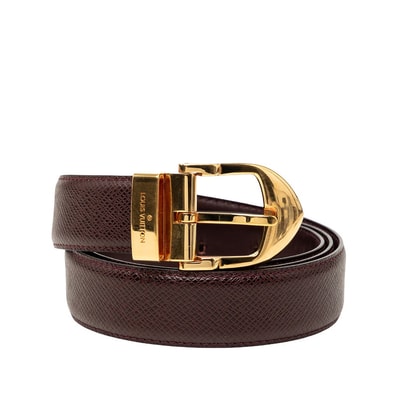 ルイ ヴィトン タイガ サンチュール ベルト サイズ:110/44 M6841 アカジュー レザー レディース LOUIS VUITTON 【中古】