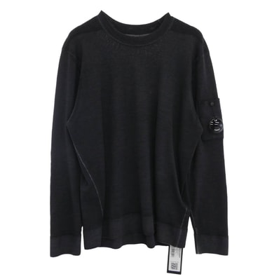 C.P.Company シーピーカンパニー ニット 25AW 19CMKN024A-003247F KNITWEAR CREW NECK IN FAST DYED MERINOS ネック イン ファスト ダイ ウール クルーネック セーター 【中古】