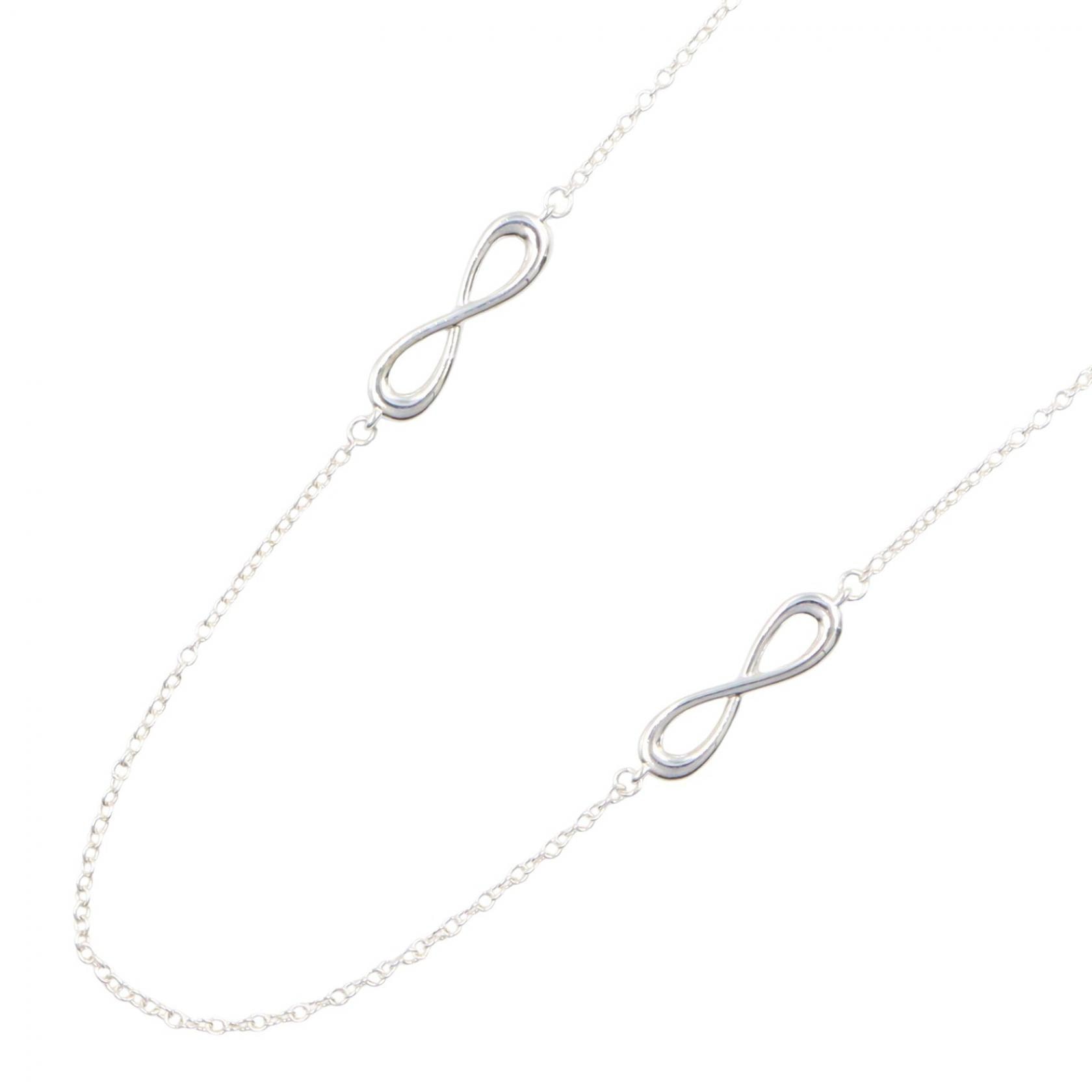 ティファニー TIFFANY&CO エンドレスネックレス ネックレス ジュエリー シルバー925 レディース シルバー系 【中古】