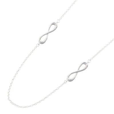 ティファニー TIFFANY&CO エンドレスネックレス ネックレス ジュエリー シルバー925 レディース シルバー系 【中古】