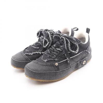 ロエベ LOEWE デコンストラクテッド スニーカー 靴 デニム メンズ グレー系 【中古】