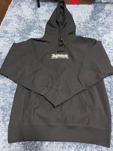 Supreme Bandana Box Logo Hooded Sweatshirt "Black"