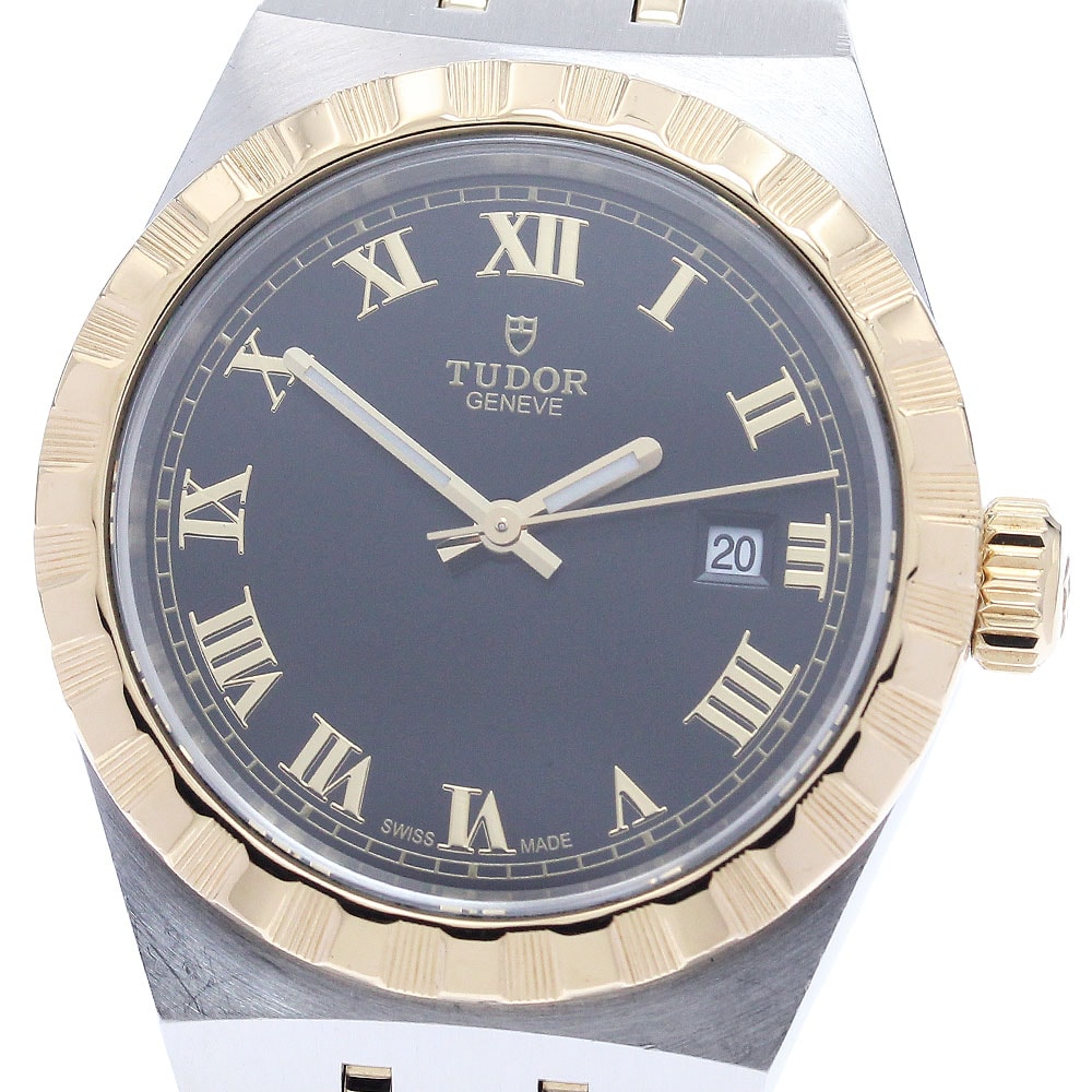 チュードル ロイヤル デイト YGコンビ 28303 レディース 【中古】