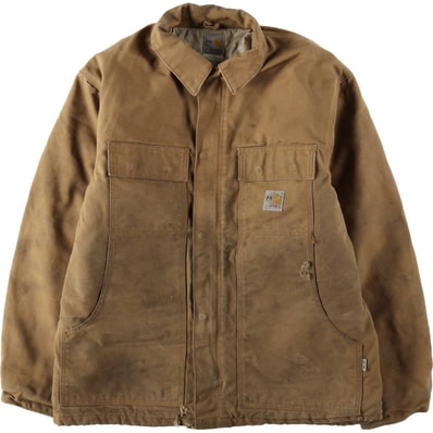 古着 カーハート Carhartt トラディショナルコート 中綿入り ダックワークジャケット メンズL相当/eaa651281