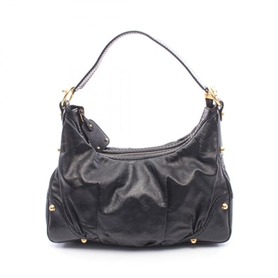 グッチ GUCCI ショルダーバッグ バッグ レザー レディース ブラック系 211966 【中古】