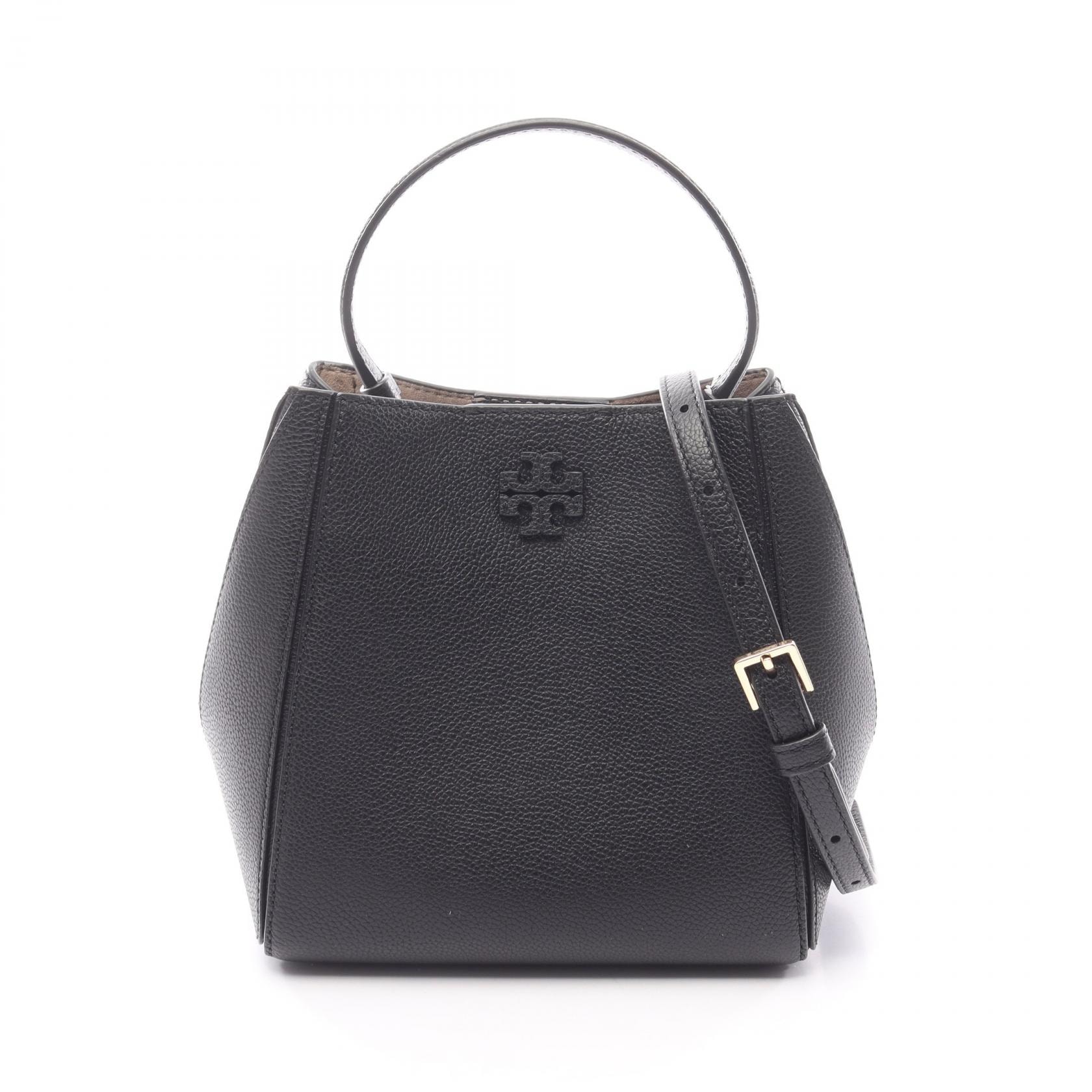 トリーバーチ Tory Burch McGraw Bag ハンドバッグ バッグ レザー レディース ブラック系 158500001 【新品】