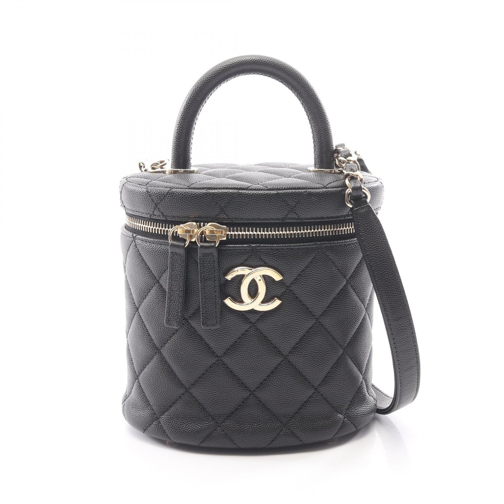 シャネル CHANEL マトラッセ 2WAY ハンドバッグ バッグ キャビアスキン(グレインドカーフ) レディース ブラック系 【中古】