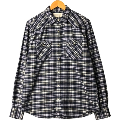 古着 ラルフローレン Ralph Lauren DENIM&SUPPLY デニム&サプライ チェック柄 長袖 フランネルチェックシャツ メンズL相当 ヴィンテージ/eaa572333
