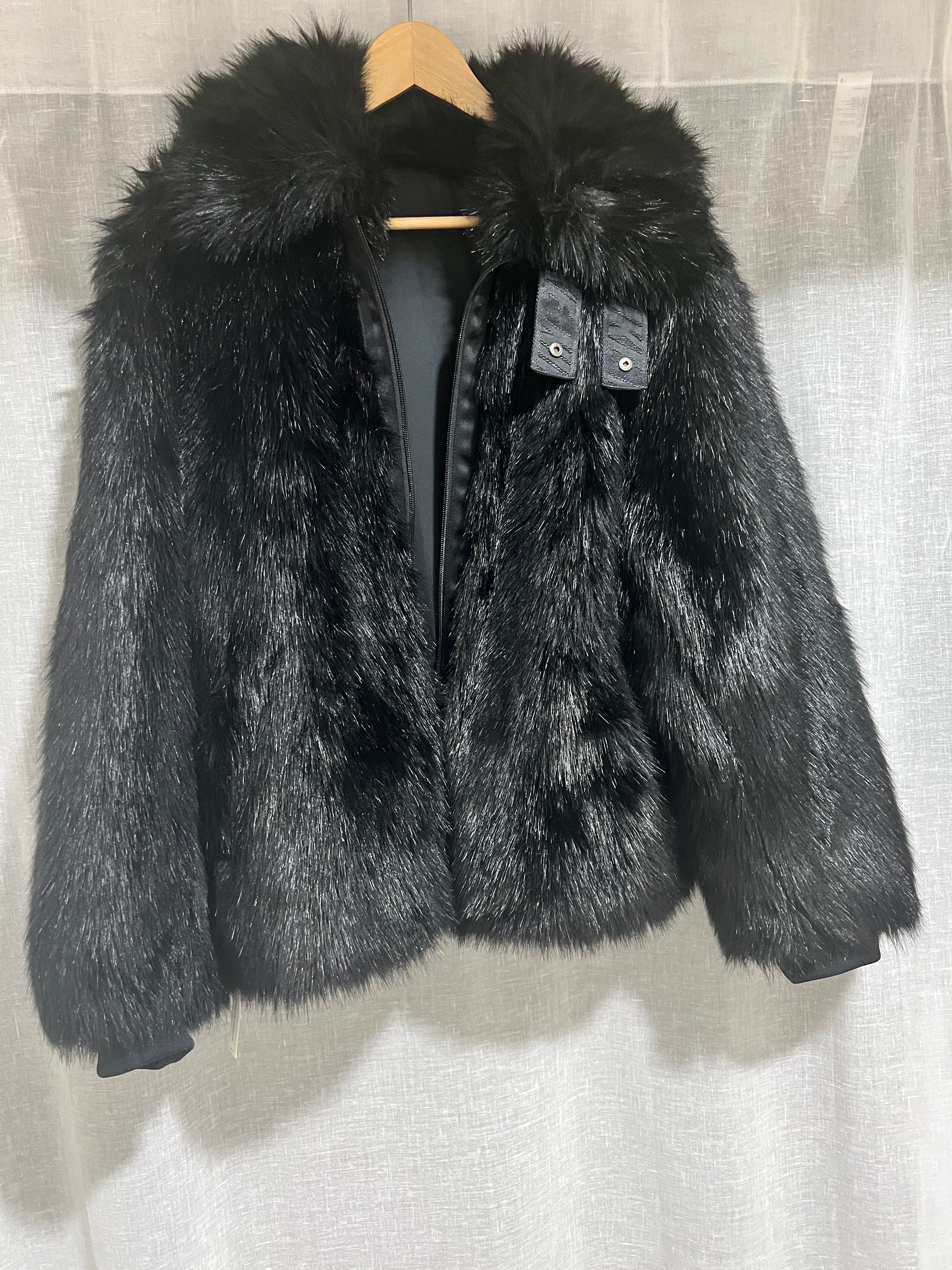 Nike x Ambush Women's Reversible Faux Fur Coat "Black"