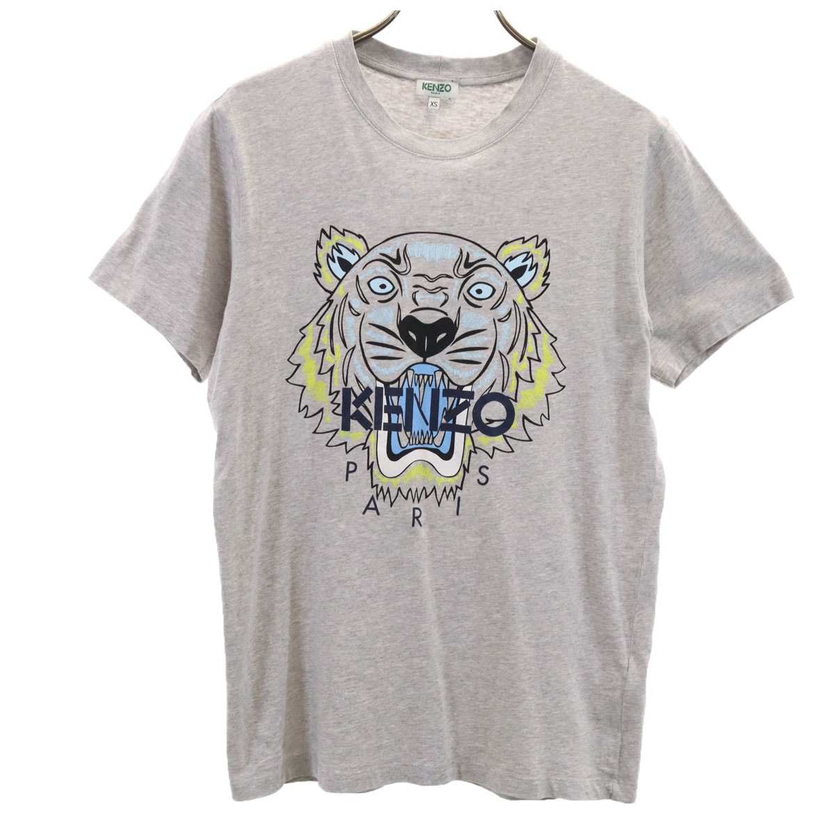 KENZO ケンゾー ポルトガル製 タイガー 半袖 Tシャツ XS グレー