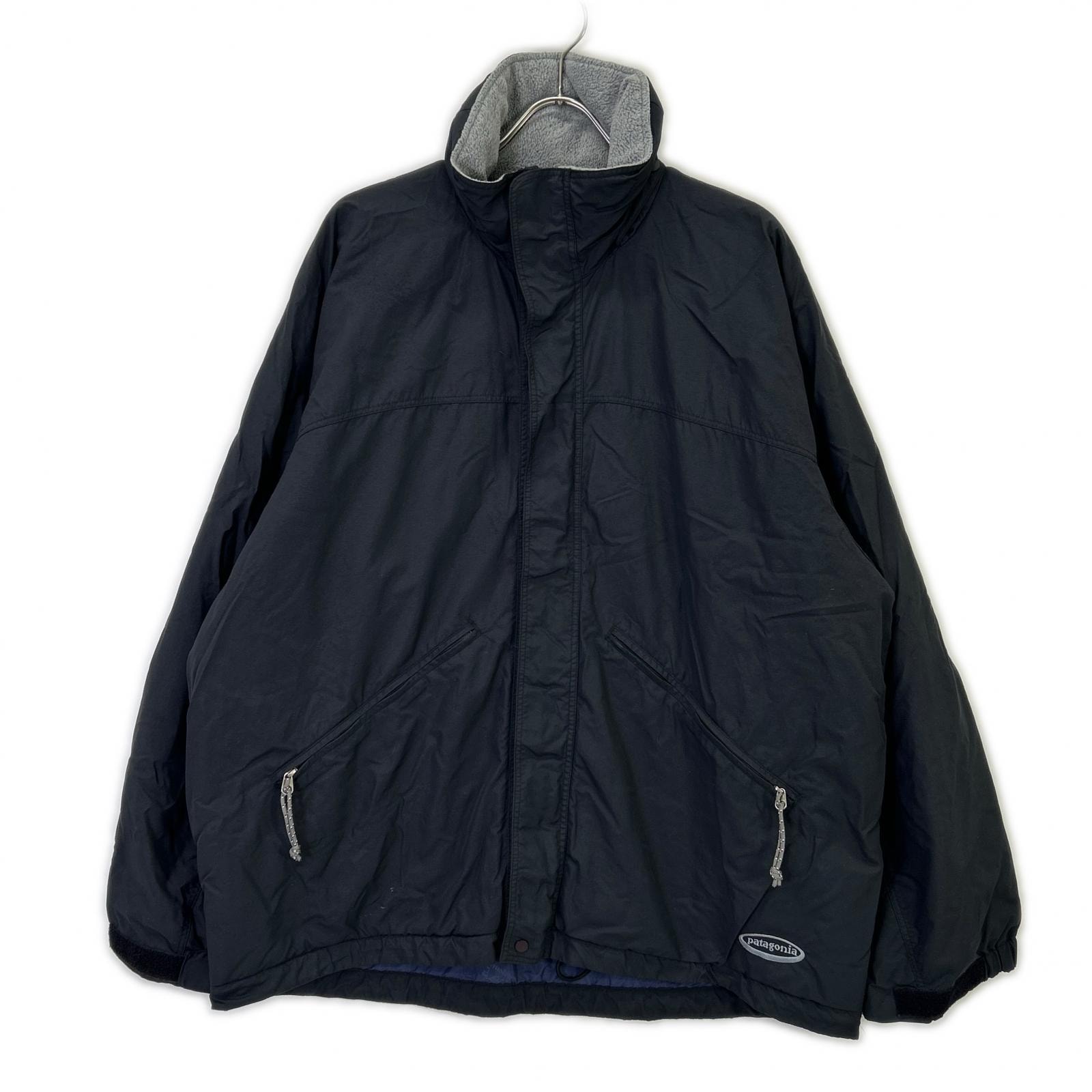 パタゴニア 96年製 ブラック フリース 裏ボア フュージョンジャケット L