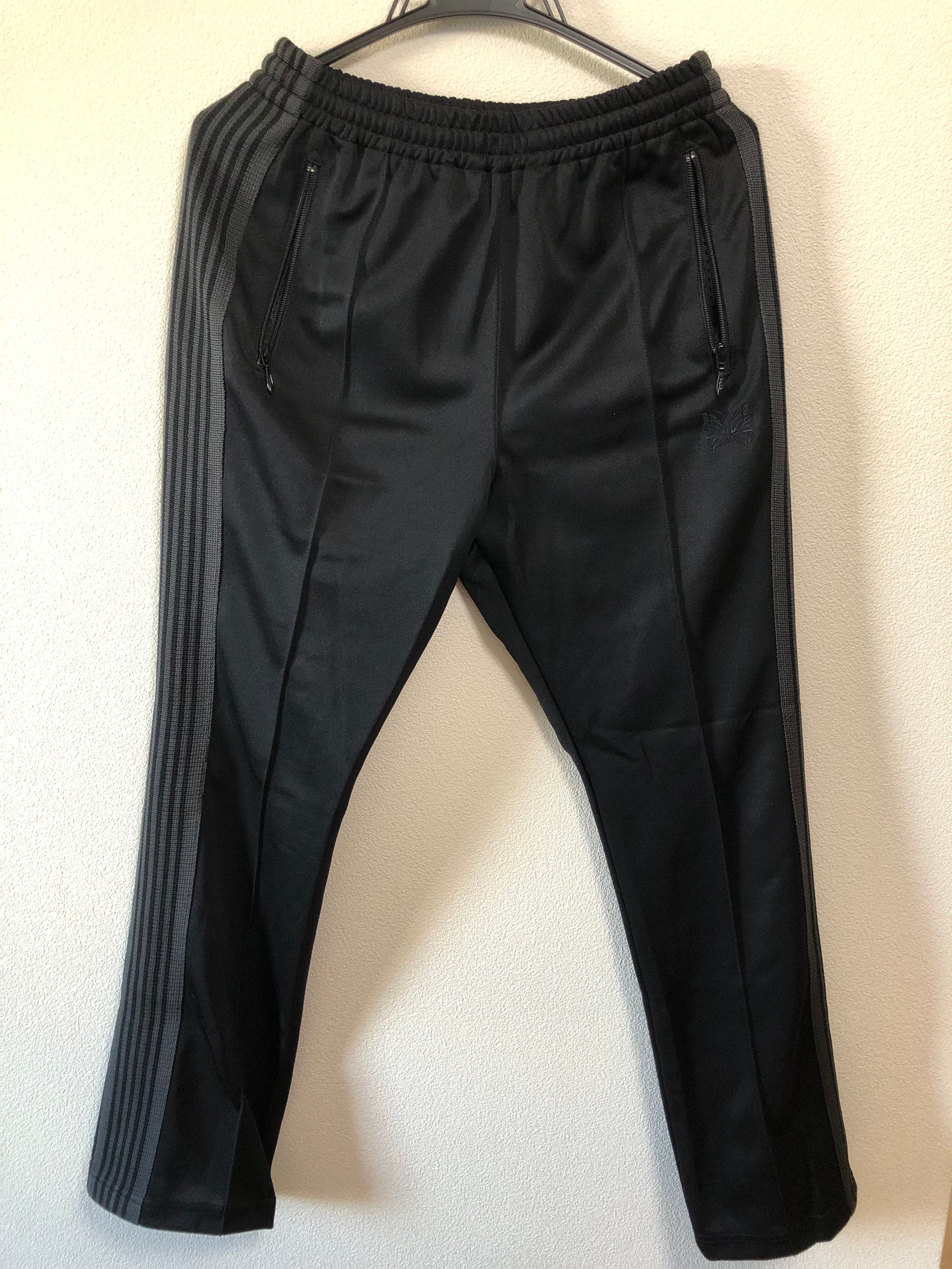 ニードルズ ナロートラックパンツ ブラック