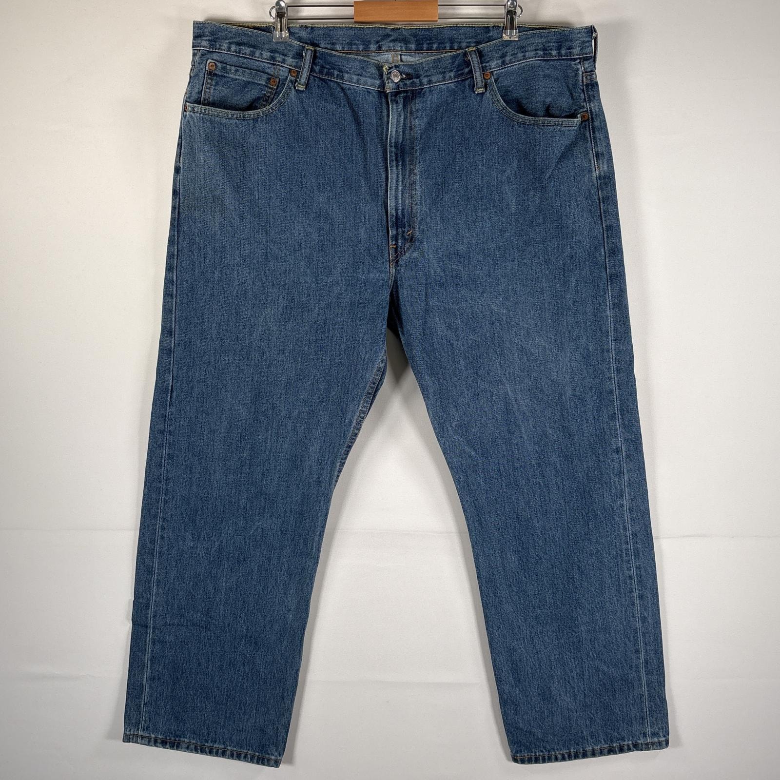 古着 リーバイス Levi's デニムパンツ 505 ブルーデニム ジーンズ ジーパン ストレート 大きいサイズ コインポケット w46 L30 ブルー メンズ