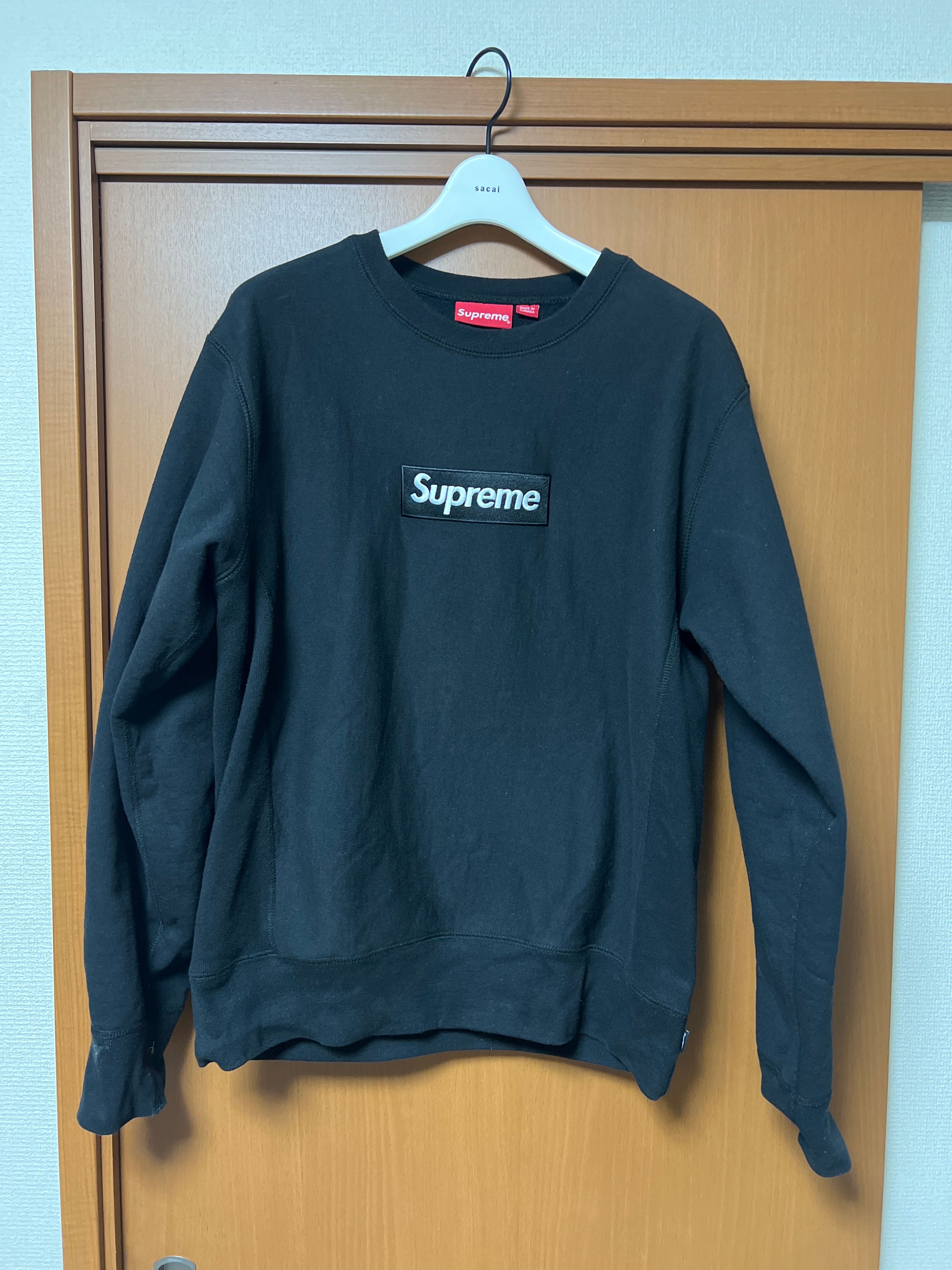 Supreme Box Logo Crewneck Sweatshirt "Black" (18FW)