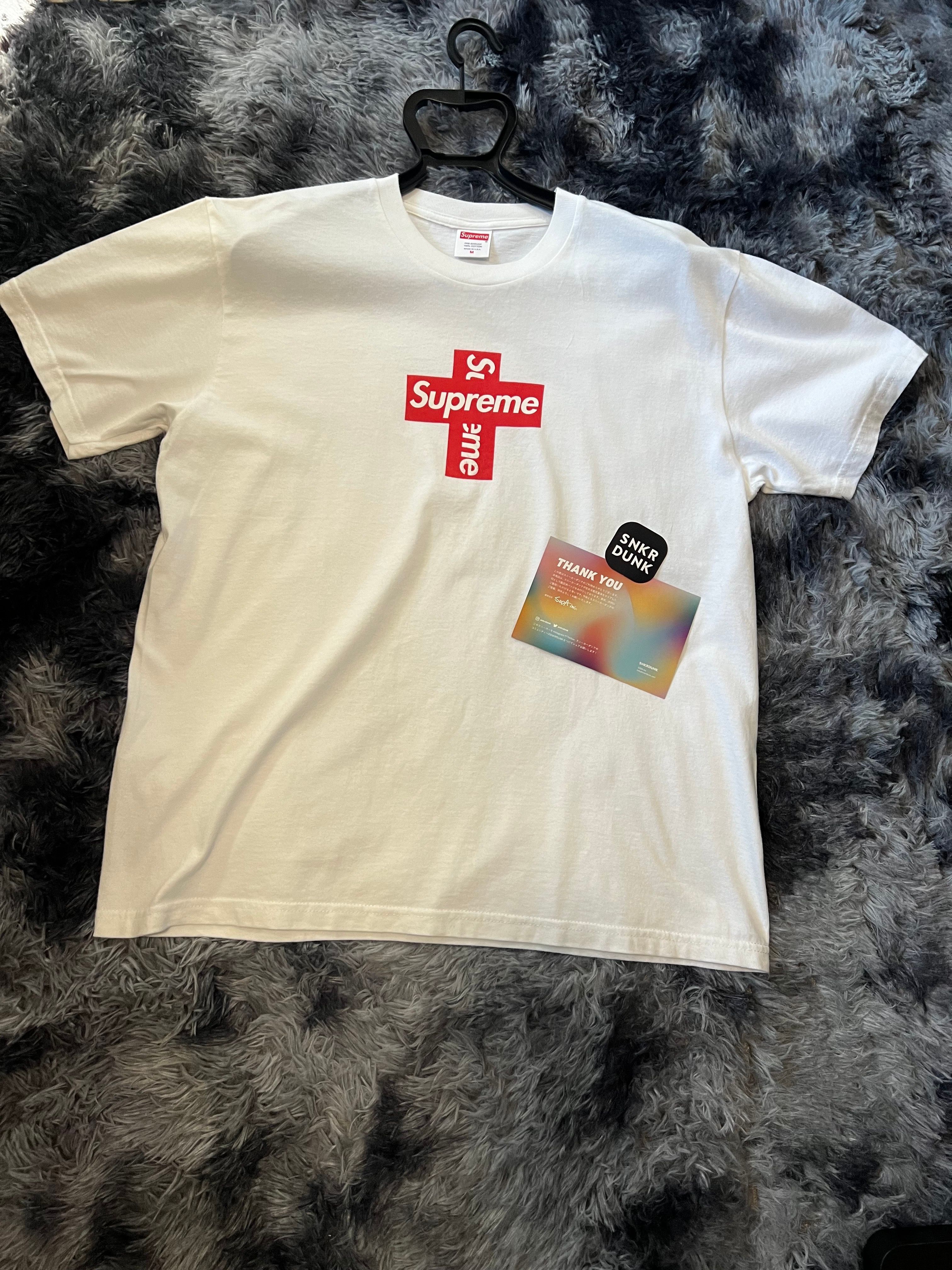 Supreme Cross Box Logo Tee "White"