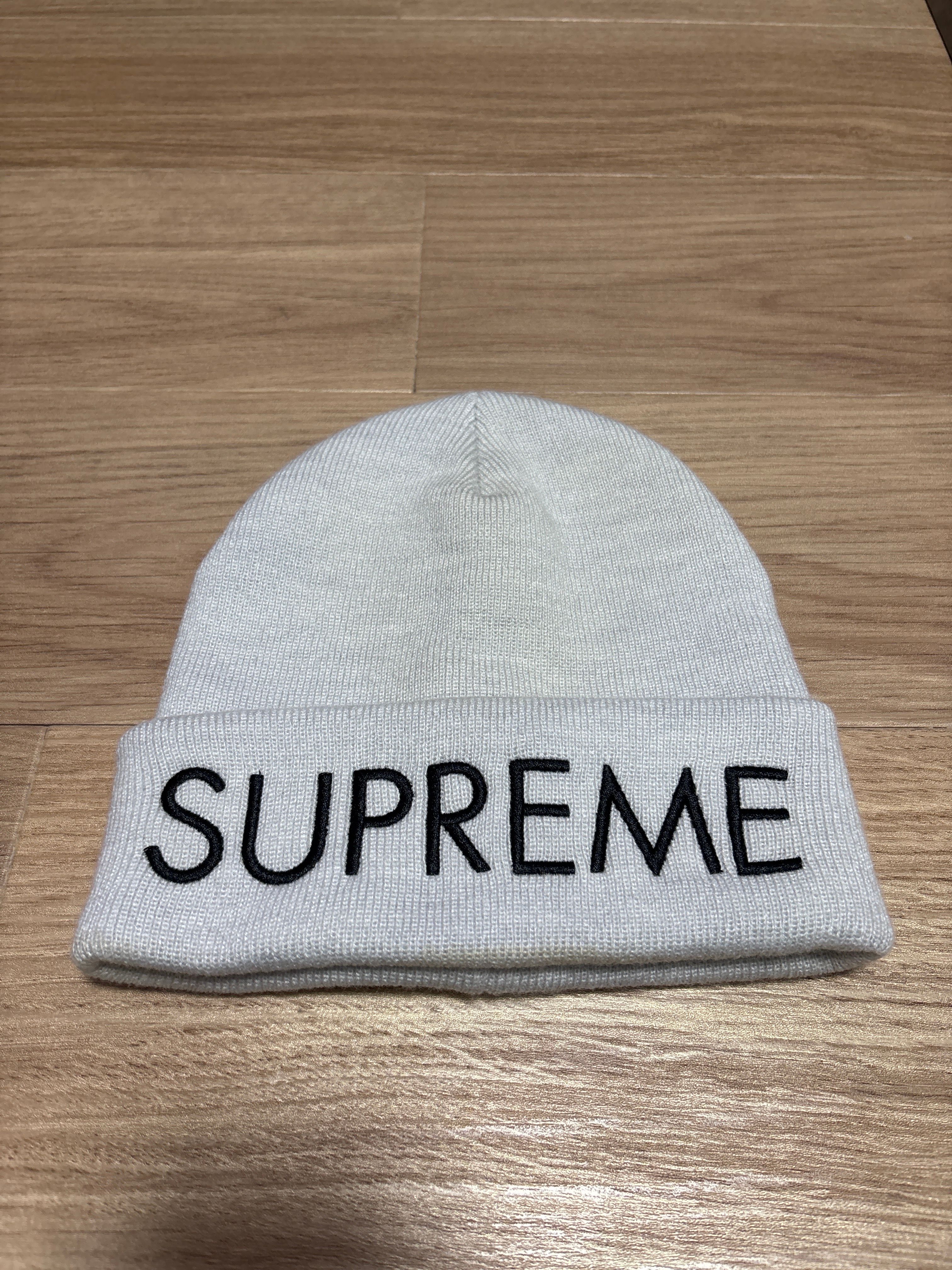 Supreme Capital Beanie "Ash Grey"