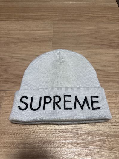 Supreme Capital Beanie "Ash Grey"