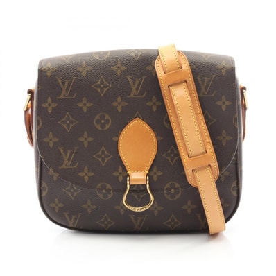 ルイ・ヴィトン LOUIS VUITTON サンクルーGM モノグラム ショルダーバッグ バッグ PVCコーティングキャンバス レザー モノグラム レディース ブラウン系 M51242 【中古】