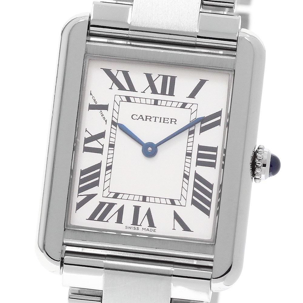 カルティエ タンクソロ SM  W5200013 レディース 【中古】