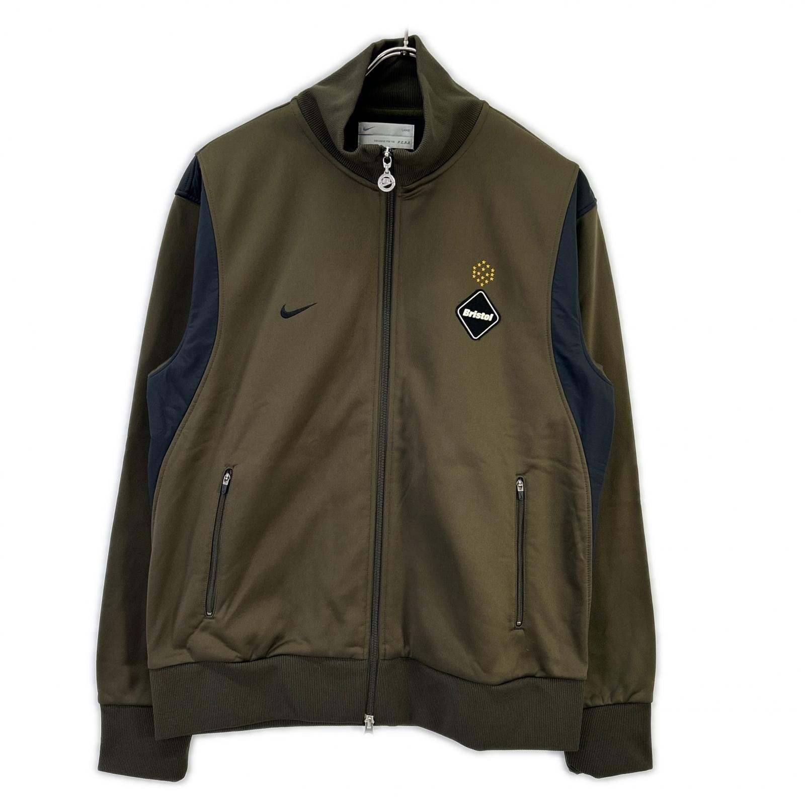 エフシーリアルブリストル ×NIKE F60408BRV カーキ トラックジャケット L