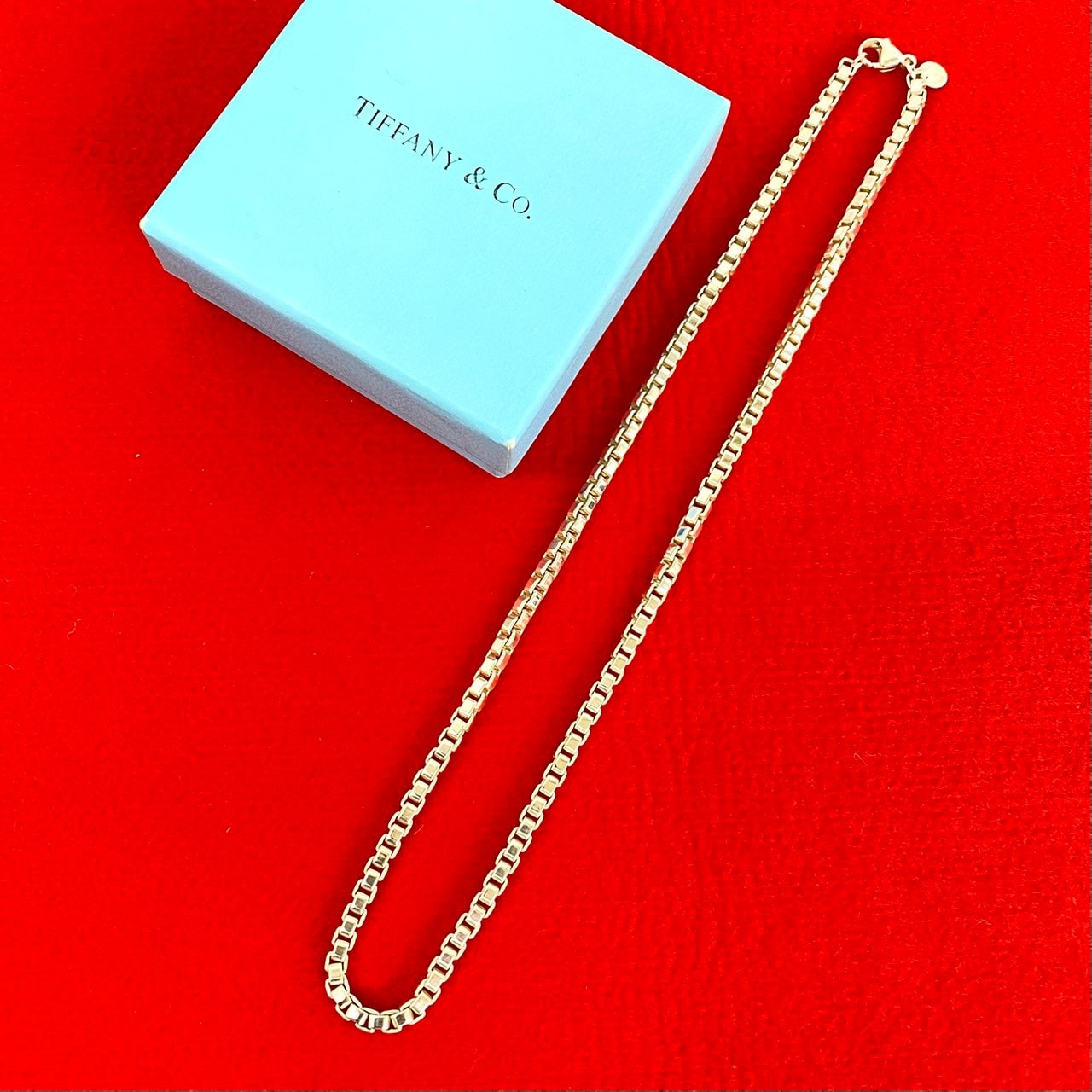 TIFFANY&Co. ティファニー ベネチアン ネックレス シルバー925 ネックレス シルバー
 00006