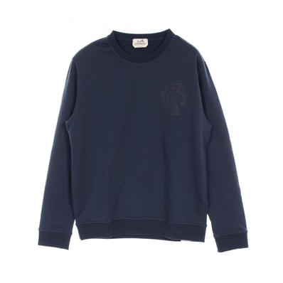 エルメス HERMES クルードセル スウェット 衣料品 トップス コットン メンズ ネイビー系 【中古】