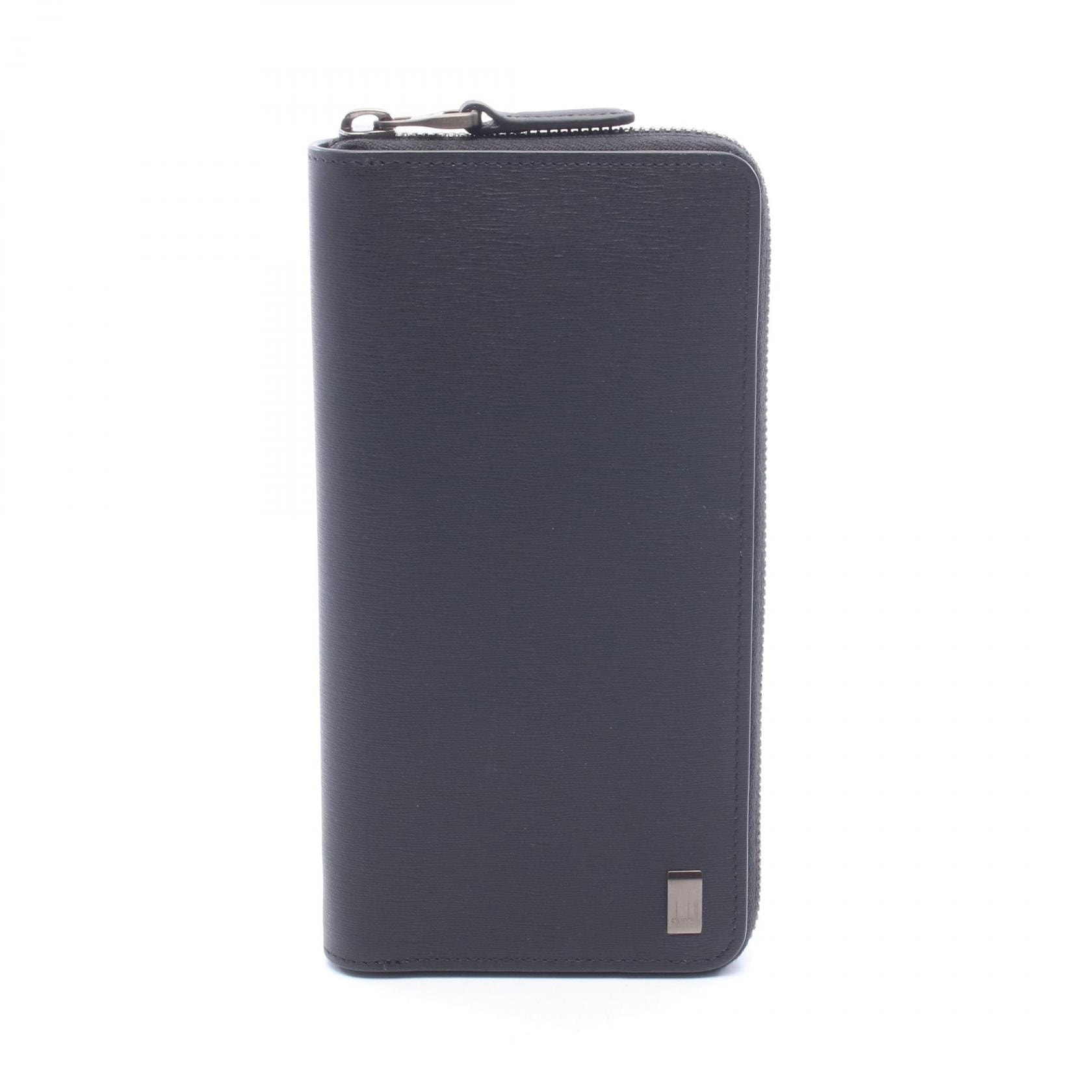 ダンヒル Dunhill SIDECAR サイドカー ラウンド長財布 財布 レザー メンズ ブラック系 DU21FS218SG001R 【新品】