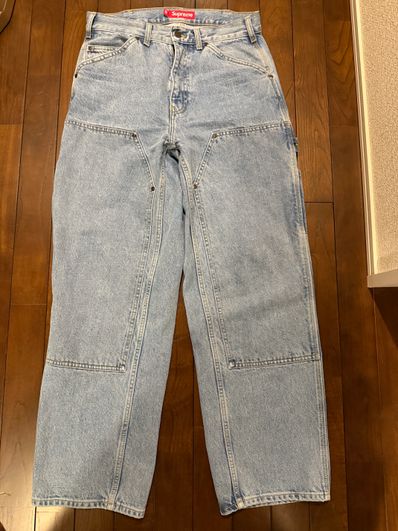 Supreme Double Knee Painter Pant "Washed Indigo" (24FW)